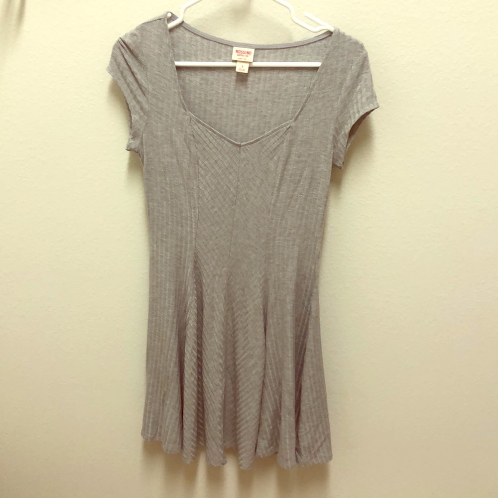 Gray swing dress